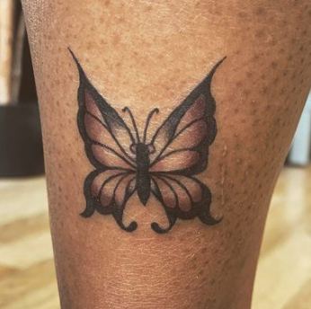 meaningful small butterfly tattoos