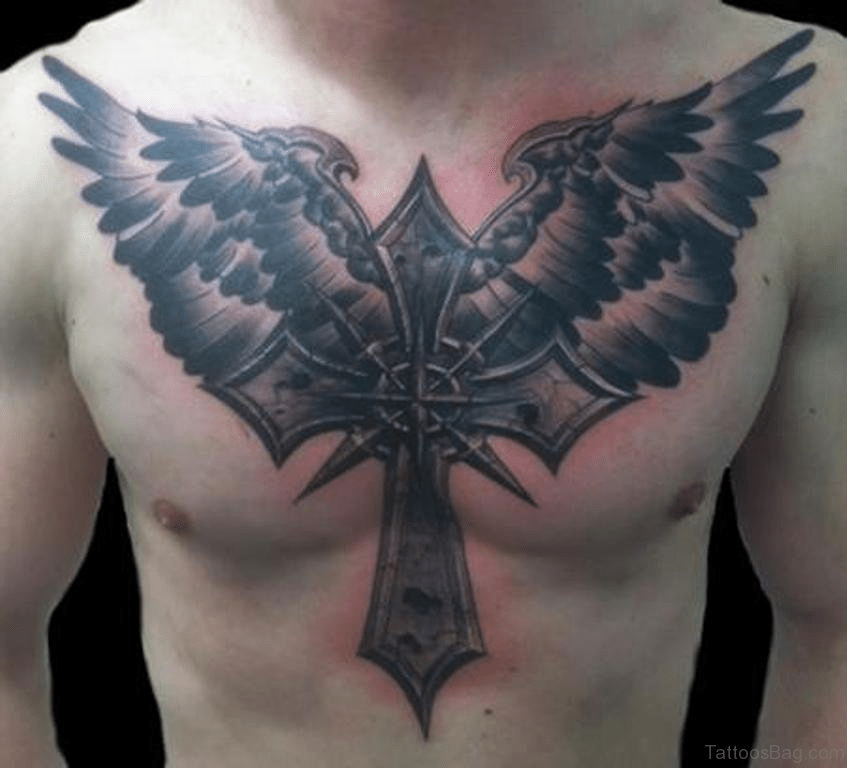 Tattoo of cross