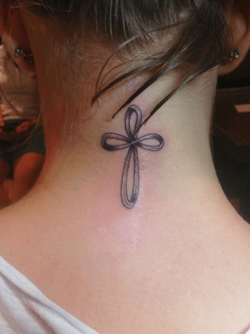 Tattoo of cross