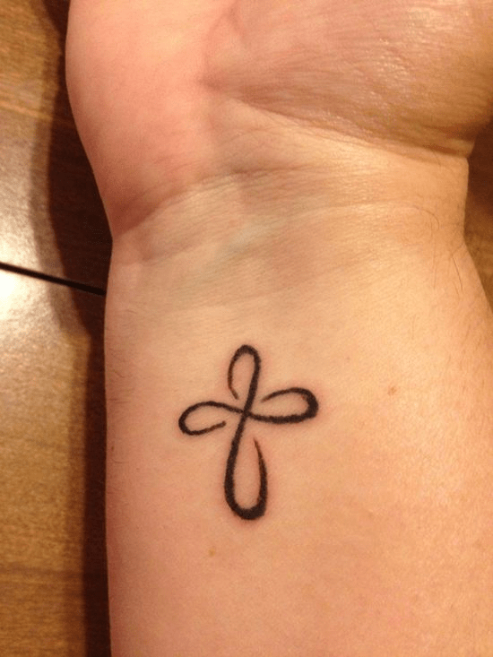 Tattoo of cross