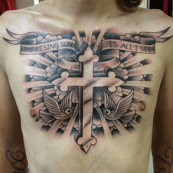 Tattoo of cross