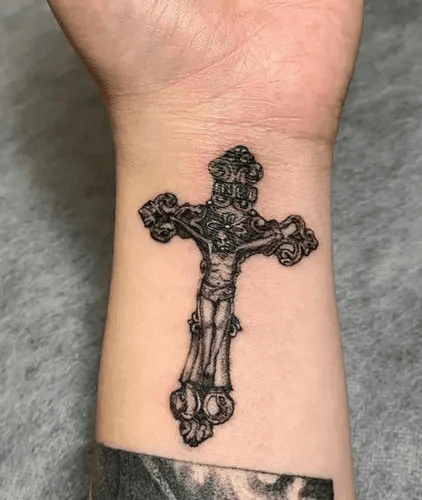 Tattoo of cross