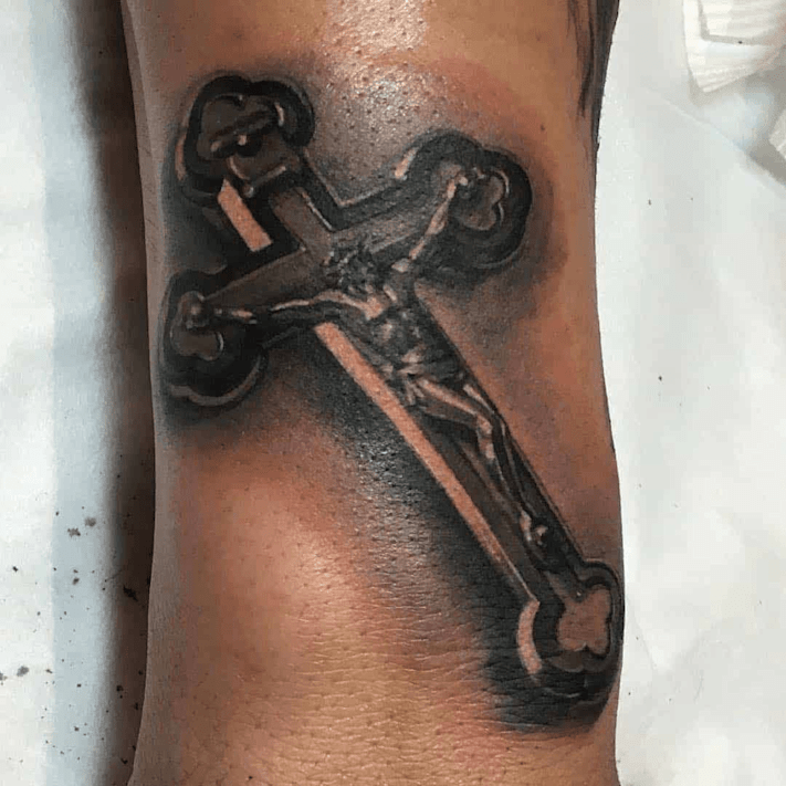 Tattoo of cross