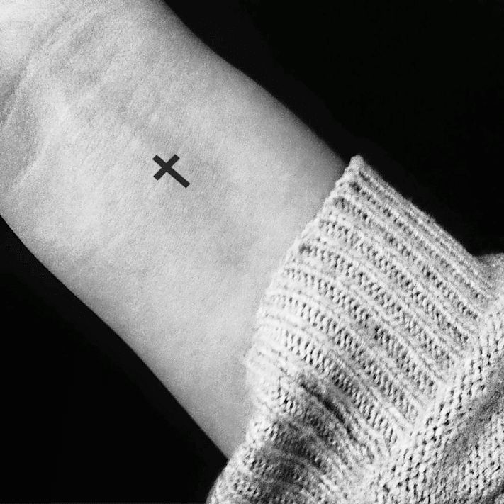 Tattoo of cross