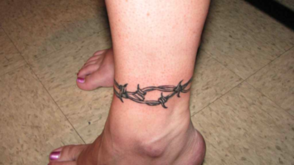 sharp wire tattoo