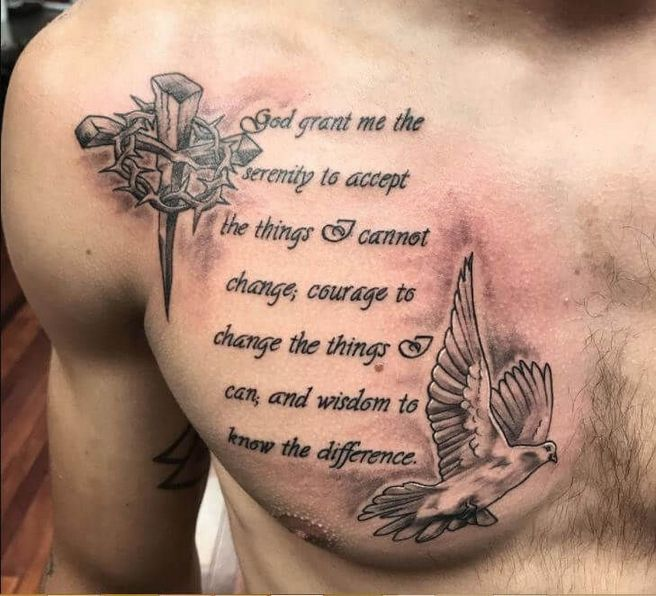 A tattoo with the quote