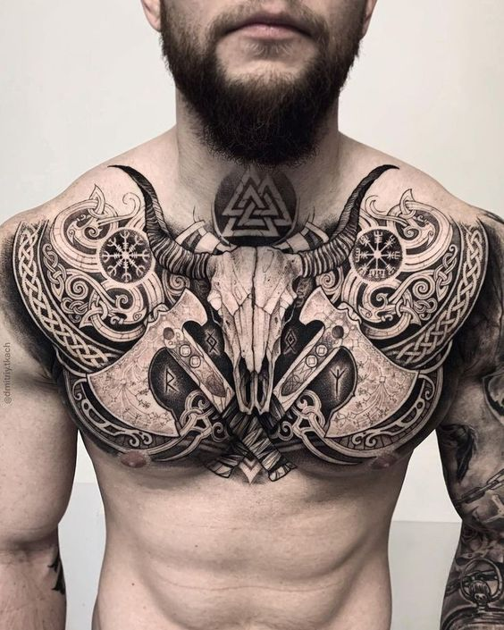 chest tattoos for men