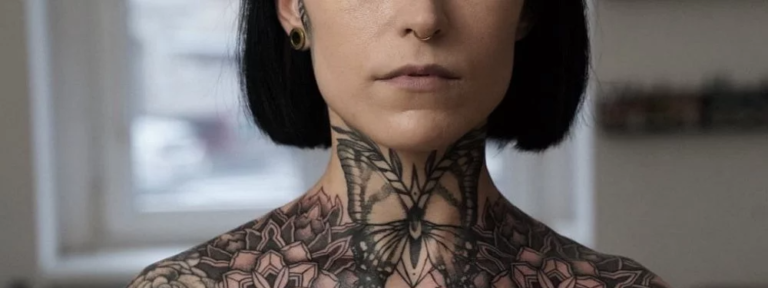 Ideas Of Throat Tattoos