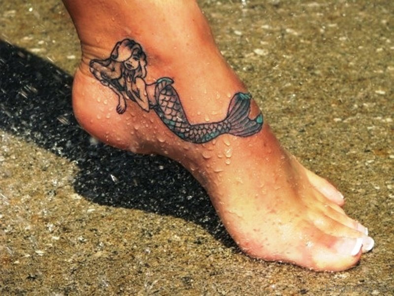 feminine foot tattoos