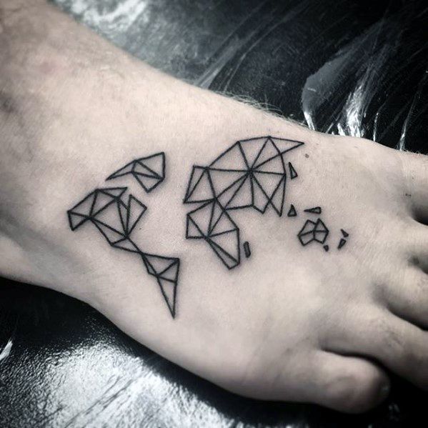 unique foot tattoos