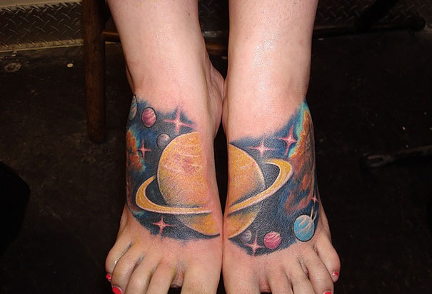 tattoos on the foot ideas