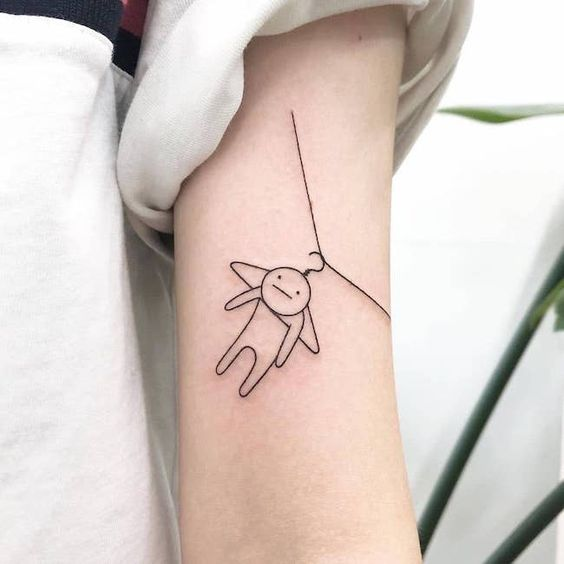 Minimalist Depressive Tattoos