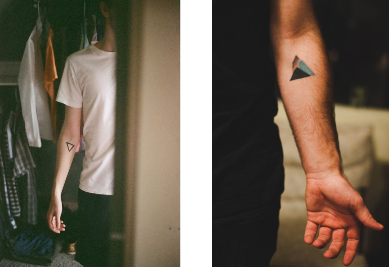 Triangle tattoo