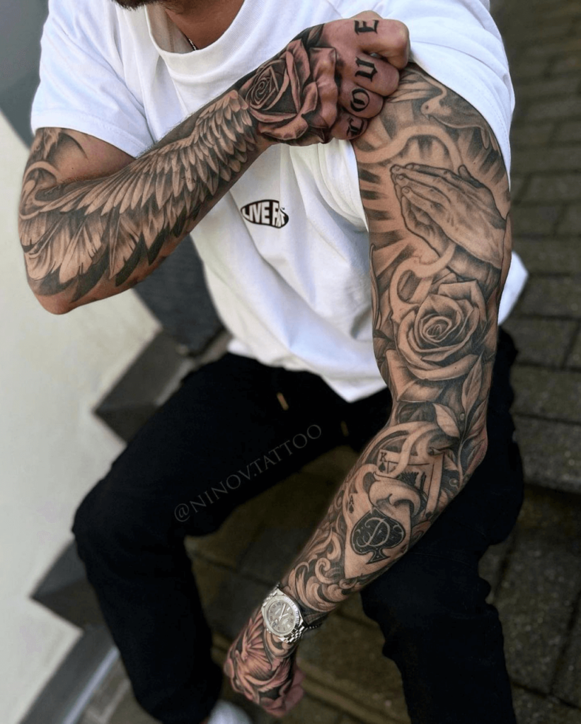 black-and-grey-tattoo