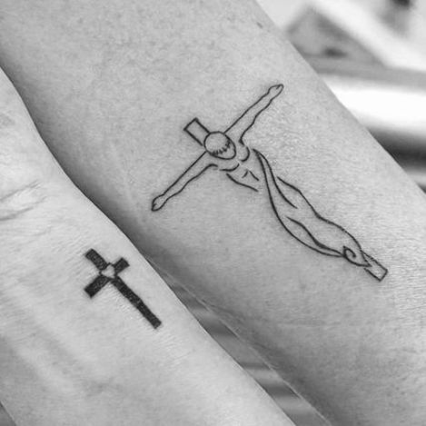 Cross tattoo