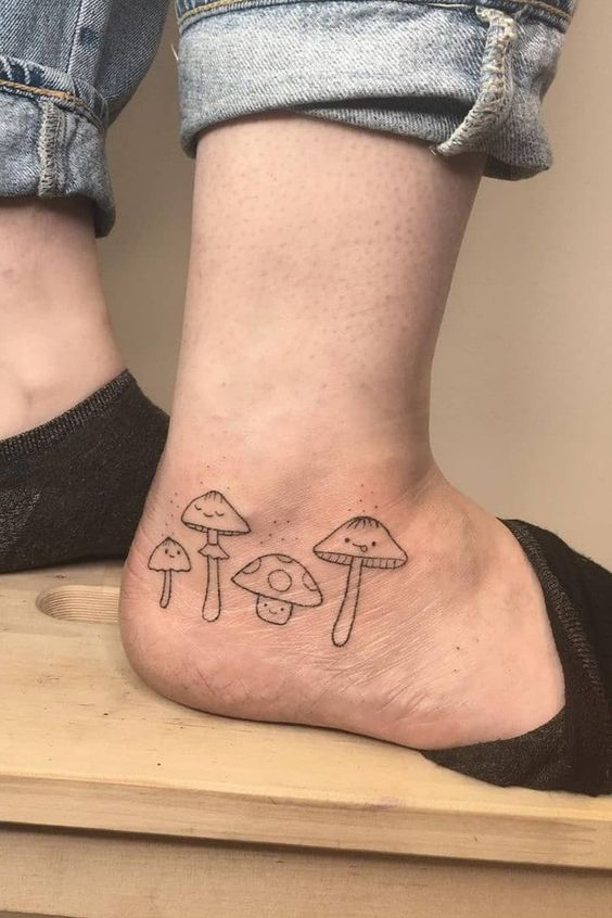 Mushroom tattoo