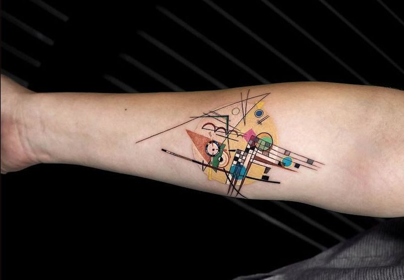 Geometric tattoo