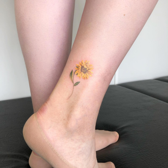 sunflower tattoo ideas