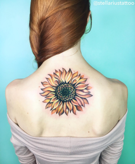 sunflower tattoo ideas