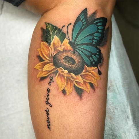 sunflower tattoo ideas