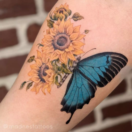 sunflower tattoo ideas