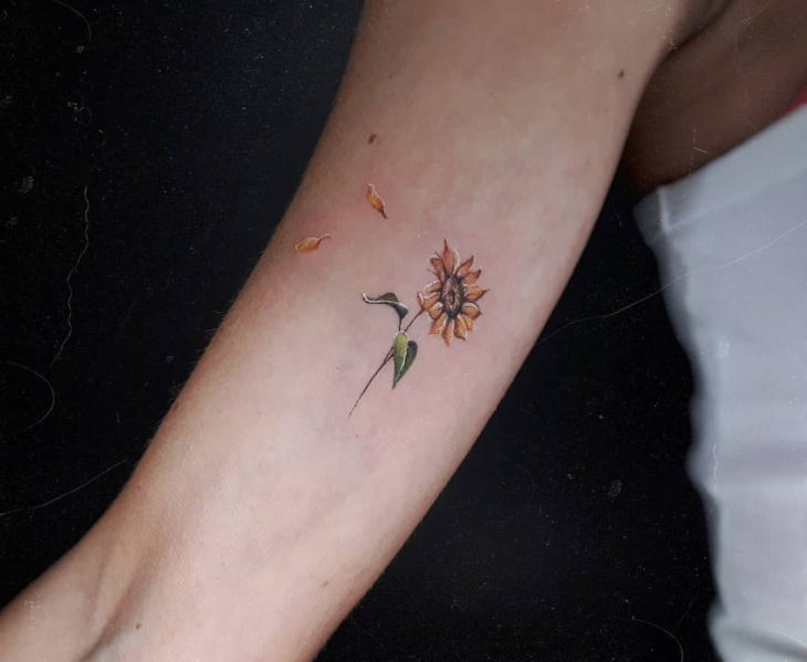 sunflower tattoo ideas