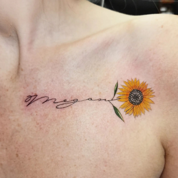 sunflower tattoo ideas