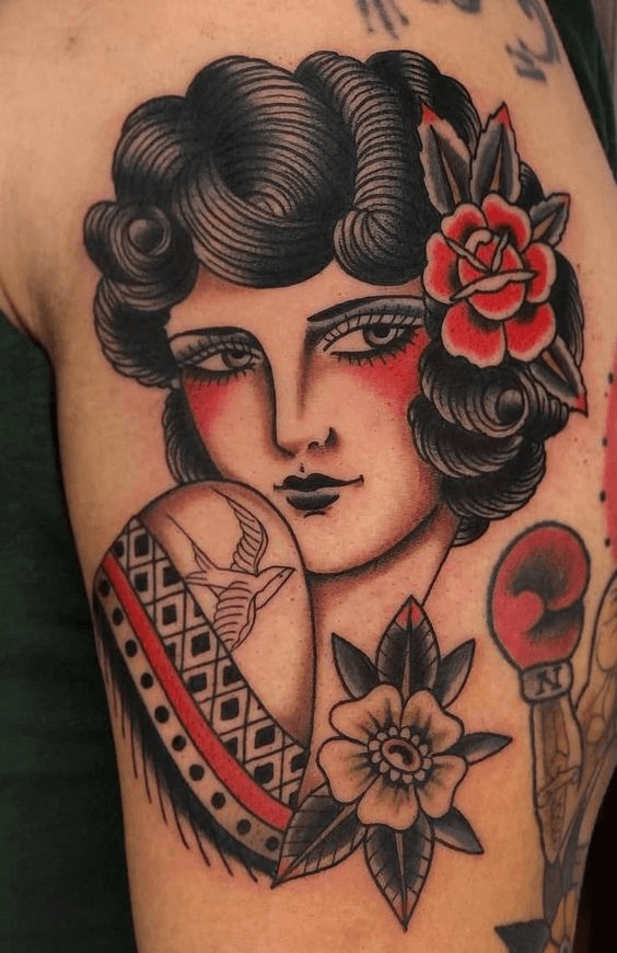 Tattoos with Images of Women
