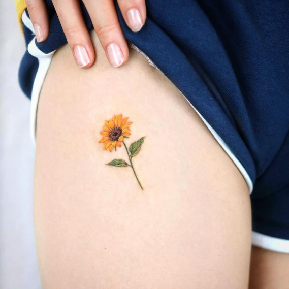 sunflower tattoo ideas