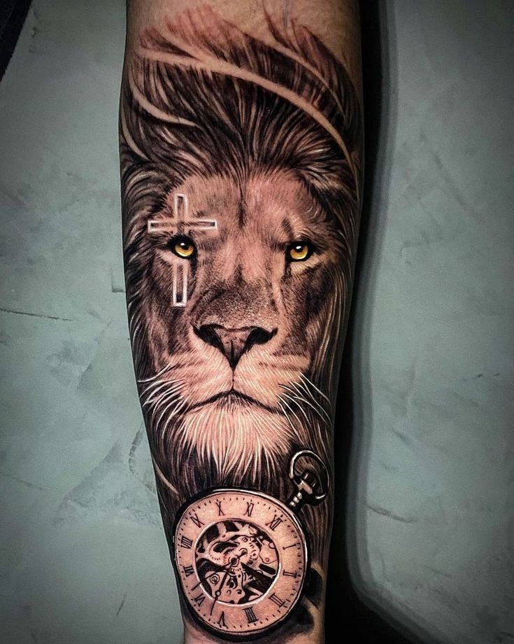 Unique Lion Tattoos for Men