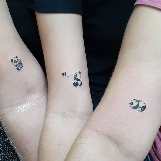 Best friend tattoos for three and more