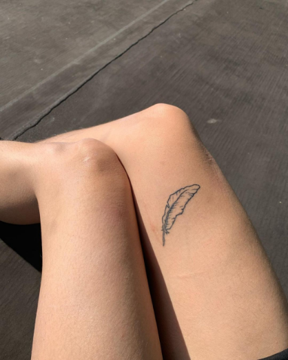 tattoo on leg