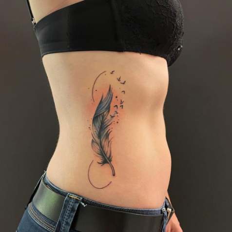 tattoo on ribs