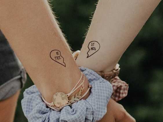 Matching best friend tattoos