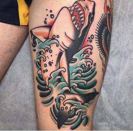 tattoo on leg