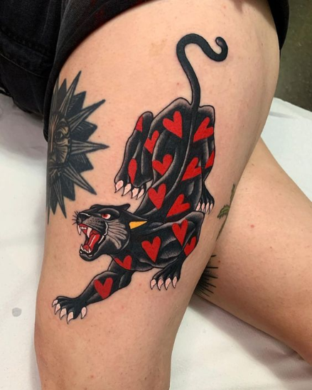 tattoo on leg