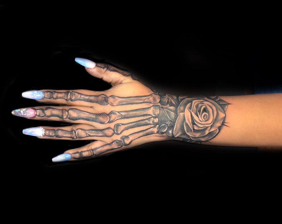 Skeleton Hand Tattoos