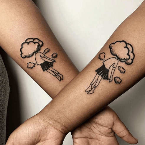 Ao Infinito e Além da Tatuagem do Melhor Amigo