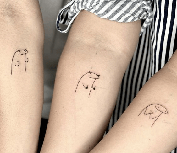 Funny best friend tattoos