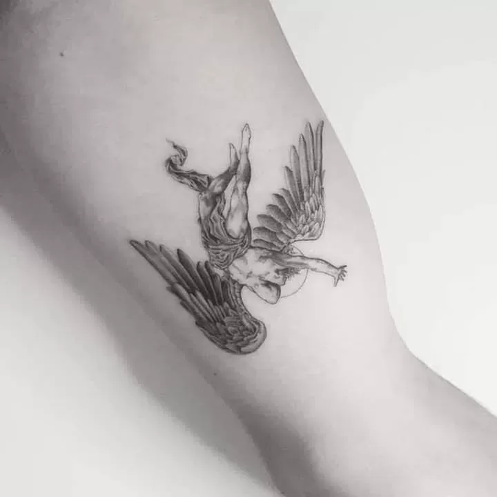 fallen angel tattoo