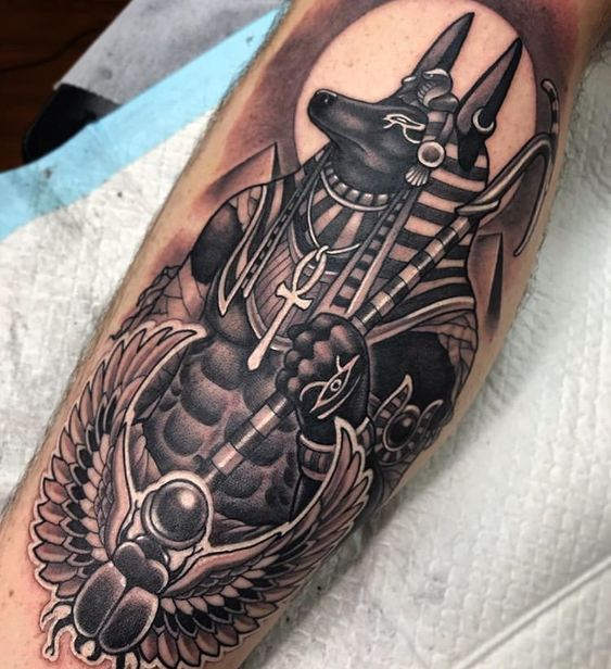 Anubis tattoo