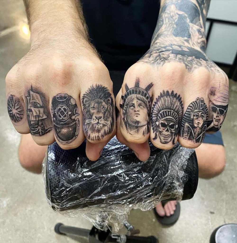 Finger tattoos