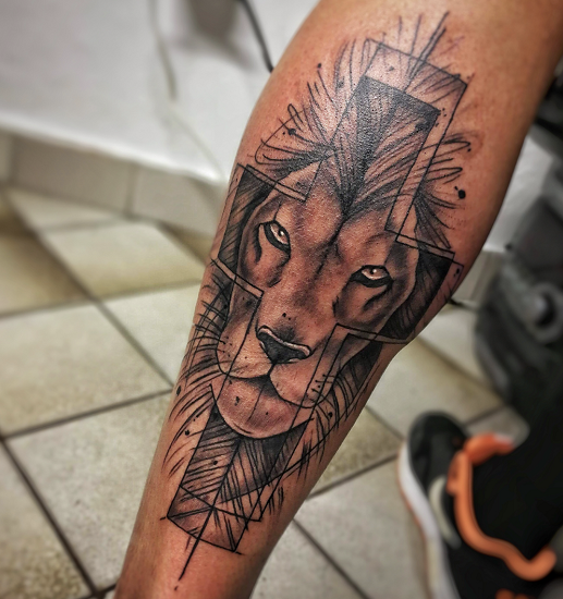 Lion tattoo