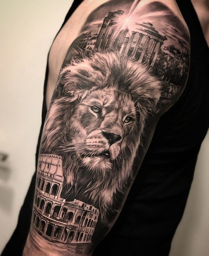 Lion tattoo