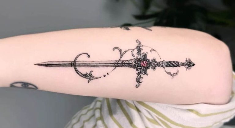 sword tattoo