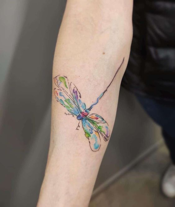 Dragonfly tattoo