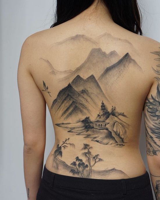 Mountain tattoo