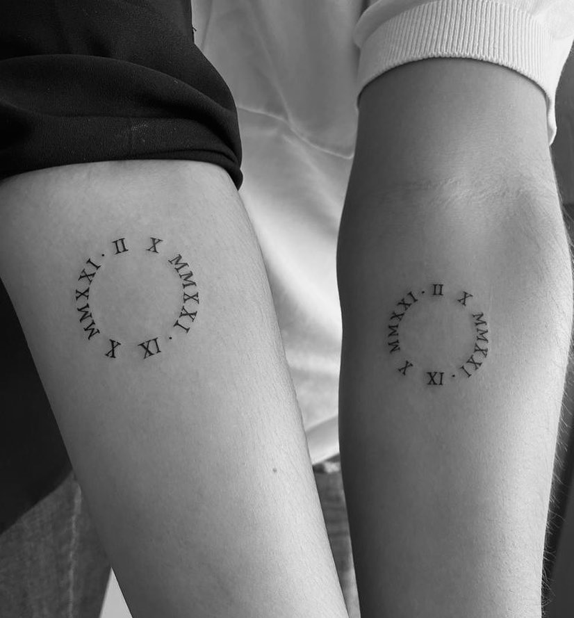 50+ Best Roman Numeral Tattoo Ideas