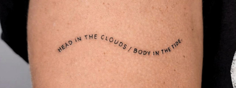 Quote tattoo