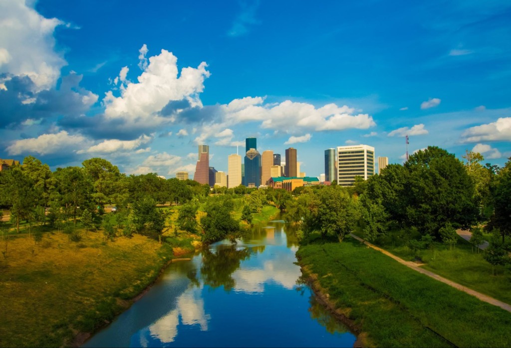 A beautiful view of Houston, Texas